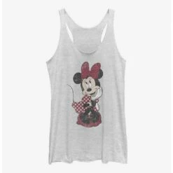 Hot Sale ✔️ Disney Minnie Mouse Polka Dot Minnie 😍 Girls Tank 🔔