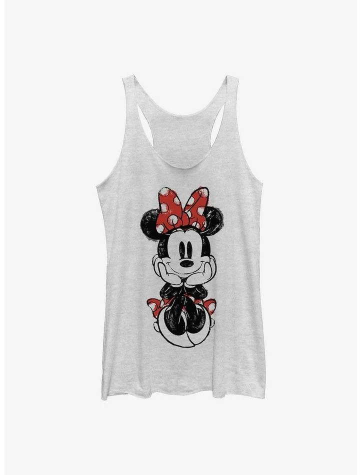 Flash Sale ✨ Disney Minnie Mouse Sitting Minnie Sketch Girls Tank 🔔 1 Flash Sale ✨ Disney Minnie Mouse Sitting Minnie Sketch Girls Tank 🔔