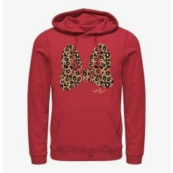 Flash Sale 😍 Disney Minnie Mouse Animal Print Bow Hoodie 😍