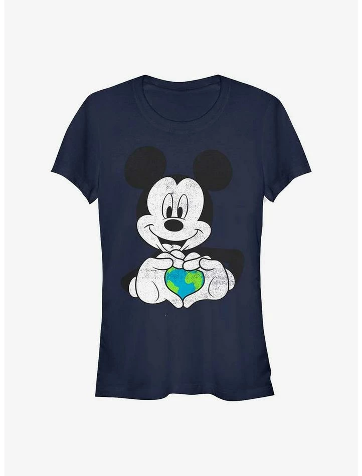 Top 10 ⭐ Disney Mickey Mouse Mickey Earth Heart ✔️ Girls T-Shirt ⭐ 1 Top 10 ⭐ Disney Mickey Mouse Mickey Earth Heart ✔️ Girls T-Shirt ⭐