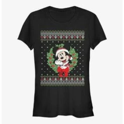Buy 🧨 Disney Mickey Mouse Mickey Ugly Holiday Girls T-Shirt 😀
