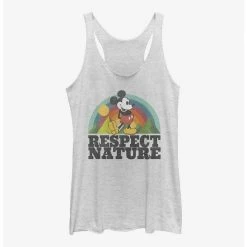 Cheapest 👏 Disney Mickey Mouse Respect Nature Girls Tank 🥰