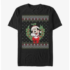 Best reviews of 💯 Disney Mickey Mouse Mickey Ugly Holiday T-Shirt 🔥