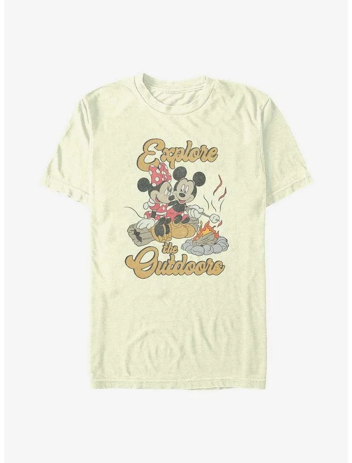 Cheap ❤️ Disney Mickey Mouse Outdoors T-Shirt ❤️ 2 Cheap ❤️ Disney Mickey Mouse Outdoors T-Shirt ❤️ - Image 2