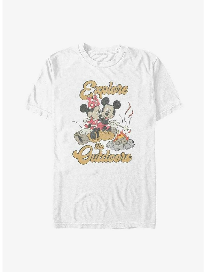 Cheap ❤️ Disney Mickey Mouse Outdoors T-Shirt ❤️ 3 Cheap ❤️ Disney Mickey Mouse Outdoors T-Shirt ❤️ - Image 3