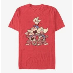 New ✨ Disney Mickey Mouse Vintage Cowboys T-Shirt 🥰