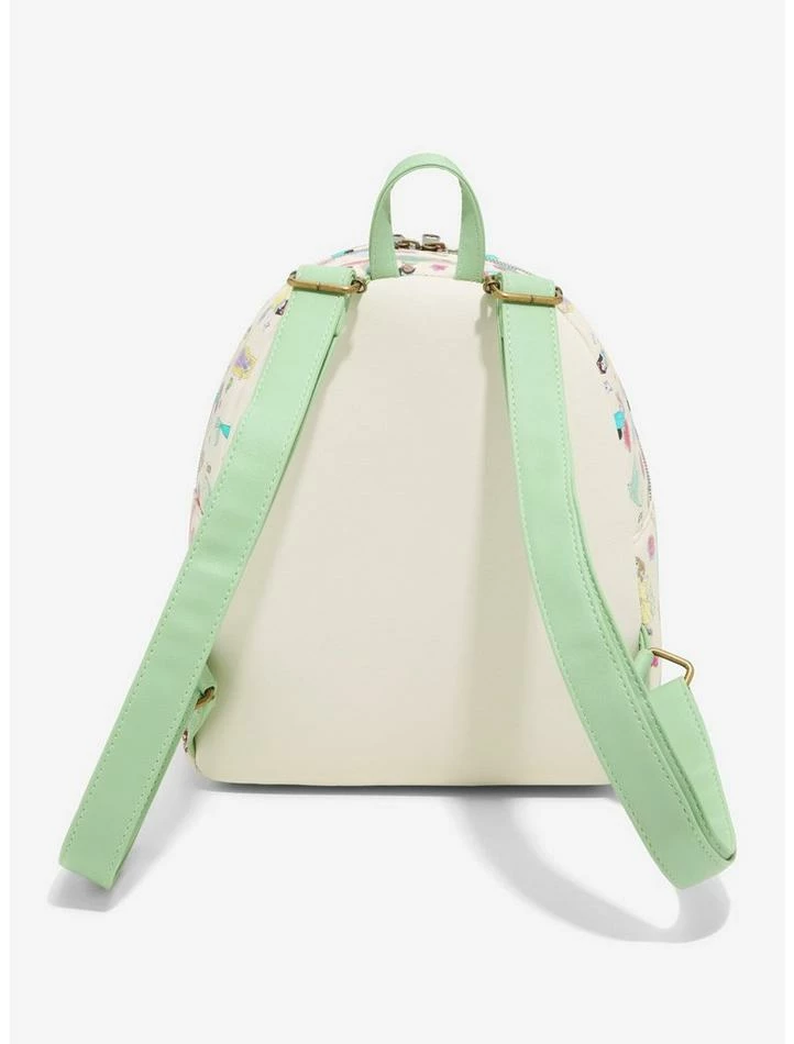 Outlet ⭐ Loungefly Disney Chibi Princess Floral Mini Backpack ❤️ 3 Outlet ⭐ Loungefly Disney Chibi Princess Floral Mini Backpack ❤️ - Image 3