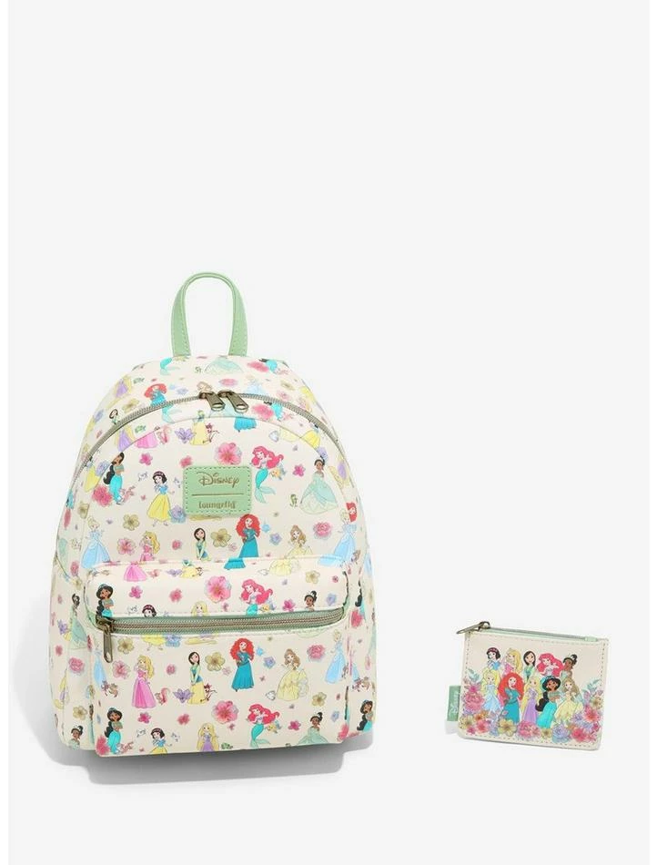 Outlet ⭐ Loungefly Disney Chibi Princess Floral Mini Backpack ❤️ 5 Outlet ⭐ Loungefly Disney Chibi Princess Floral Mini Backpack ❤️ - Image 5