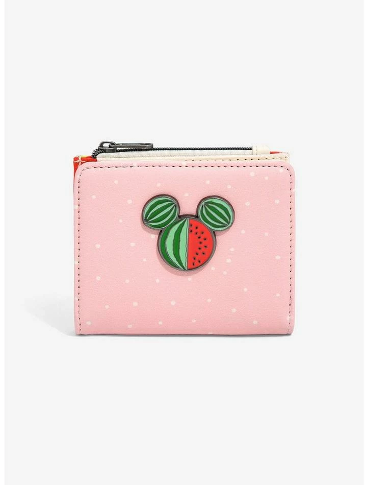 Cheap ⭐ Loungefly Disney Mickey Mouse Fruit Mini Wallet 😍 1 Cheap ⭐ Loungefly Disney Mickey Mouse Fruit Mini Wallet 😍