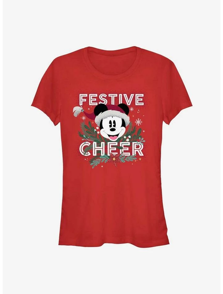 Best Pirce π― Disney Mickey Mouse Festive Cheer Girls T-Shirt π 1 Best Pirce π― Disney Mickey Mouse Festive Cheer Girls T-Shirt π