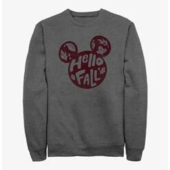 Coupon ✨ Disney Mickey Mouse Hello Fall Crew Sweatshirt ❤️