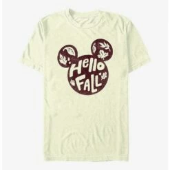 Discount 🔥 Disney Mickey Mouse Hello Fall T-Shirt ✔️