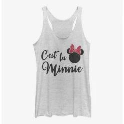 Cheapest 👍 Disney Minnie Mouse C'est La Minnie Girls Tank 🤩