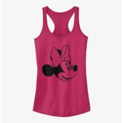 Outlet 👍 Disney Minnie Mouse Minnie Face Girls Tank 🎉