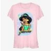 Discount 👍 Disney Aladdin Jasmine Airbrushed Girls T-Shirt 🎉