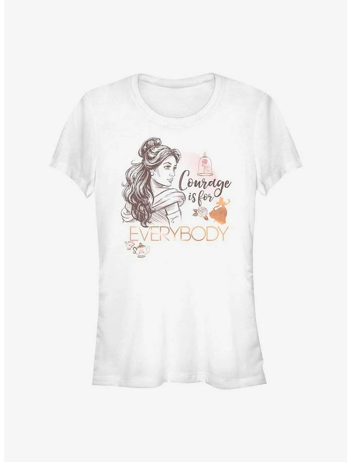 Buy ๐ Disney Beauty And The Beast Courage Is For Everybody โ๏ธ Girls T-Shirt โจ 1 Buy ๐ Disney Beauty And The Beast Courage Is For Everybody โ๏ธ Girls T-Shirt โจ