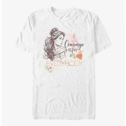 Discount 🎉 Disney Beauty And The Beast Courage Is For Everybody T-Shirt ⌛