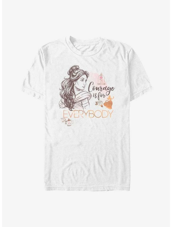 Discount π Disney Beauty And The Beast Courage Is For Everybody T-Shirt β 1 Discount π Disney Beauty And The Beast Courage Is For Everybody T-Shirt β