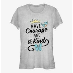 Brand new ⌛ Disney Cinderella Have Courage And Be Kind Doodle Girls T-Shirt 😀