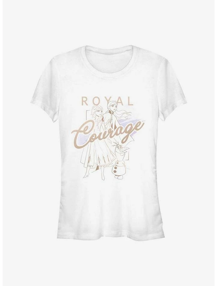 Budget 👏 Disney Frozen 2 Royal Courage Girls T-Shirt 😉 1 Budget 👏 Disney Frozen 2 Royal Courage Girls T-Shirt 😉