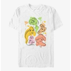 Cheap ✔️ Disney Princess Abstract Princesses T-Shirt 🎁