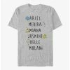 Top 10 ❤️ Disney Princess Name Stack T-Shirt 🎉