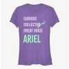 Best Sale 🧨 Disney The Little Mermaid Ariel List 🛒 Girls T-Shirt ✨