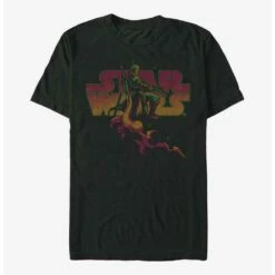 Cheap 😉 Star Wars The Book Of Boba Fett Logo Fett T-Shirt 😉