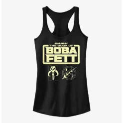 Brand new 😉 Star Wars The Book Of Boba Fett Boba Fett Armor Logo Girls Tank ✔️