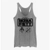 Flash Sale 👏 Star Wars The Book Of Boba Fett Boba Fett Armor Logo 🎉 Girls Tank Top ✨