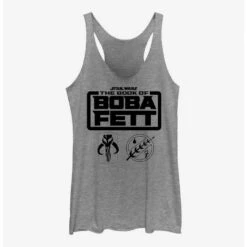 Flash Sale 👏 Star Wars The Book Of Boba Fett Boba Fett Armor Logo 🎉 Girls Tank Top ✨