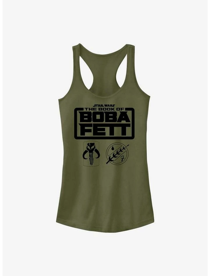 New 𧨠Star Wars The Book Of Boba Fett Boba Fett Armor Logo Girls Tank Top π 1 New 𧨠Star Wars The Book Of Boba Fett Boba Fett Armor Logo Girls Tank Top π