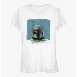 Buy ⭐ Star Wars The Book Of Boba Fett Boba Fett Portrait 😀 Girls T-Shirt ❤️