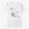 Best Pirce ⭐ Star Wars The Book Of Boba Fett Boba Helmet Greyscale T-Shirt 👏