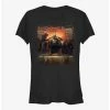 Best Sale 👍 Star Wars The Book Of Boba Fett Boba Painterly Throne Girls T-Shirt ✔️