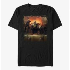Top 10 💯 Star Wars The Book Of Boba Fett Boba Painterly Throne T-Shirt 👏