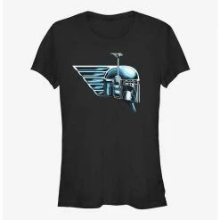 Brand new 🎁 Star Wars The Book Of Boba Fett Chrome Boba Helmet Girls T-Shirt ⭐