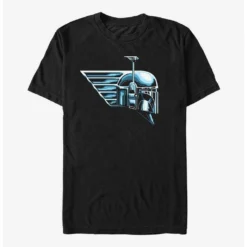 Best reviews of 💯 Star Wars The Book Of Boba Fett Chrome Boba Helmet T-Shirt ⭐