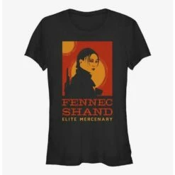 New 🌟 Star Wars The Book Of Boba Fett Fennec Shand Poster Girls T-Shirt 🥰