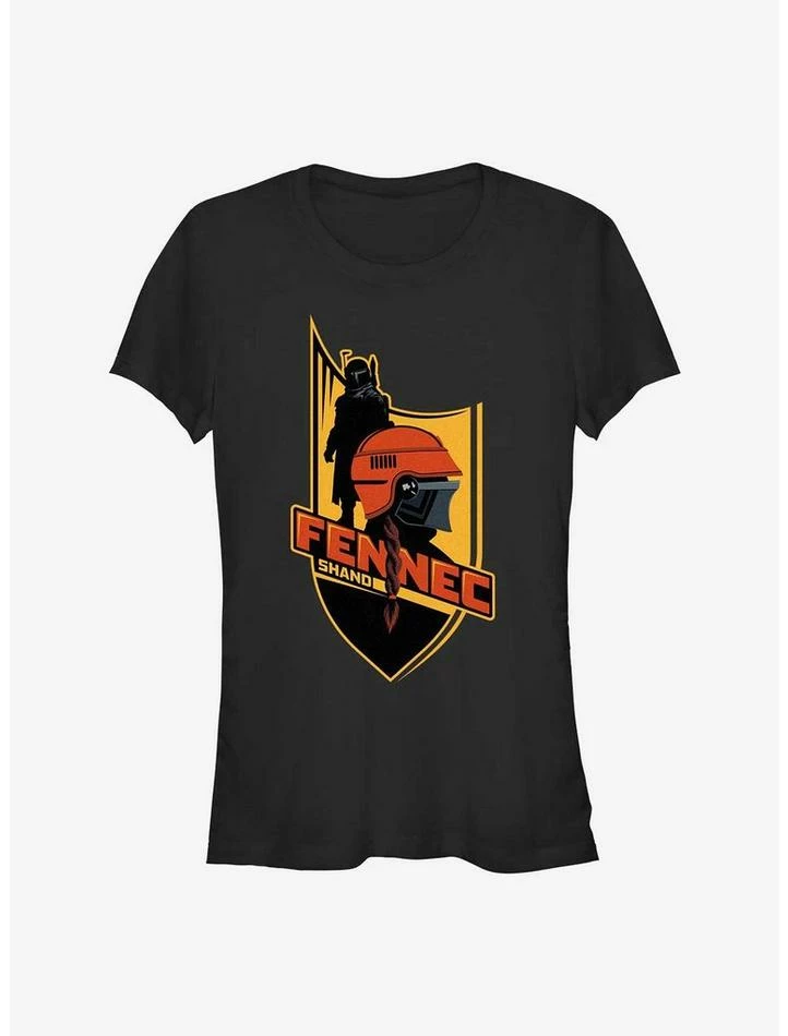 Best Pirce π₯ Star Wars The Book Of Boba Fett Fennec Shield Girls T-Shirt π 1 Best Pirce π₯ Star Wars The Book Of Boba Fett Fennec Shield Girls T-Shirt π
