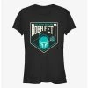 Coupon 👏 Star Wars The Book Of Boba Fett Galactic Outlaw Badge 🧨 Girls T-Shirt ✨