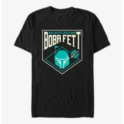 Top 10 🎉 Star Wars The Book Of Boba Fett Galactic Outlaw Badge T-Shirt ⌛