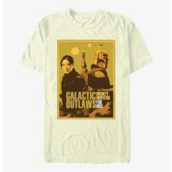 Flash Sale 👍 Star Wars The Book Of Boba Fett Galactic Outlaws T-Shirt 👏