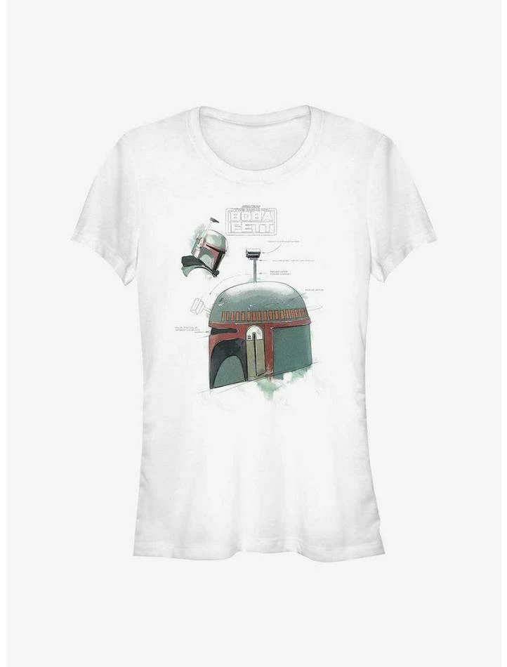 Budget ❤️ Star Wars The Book Of Boba Fett Helmet Profile View ❤️ Girls T-Shirt ⭐ 1 Budget ❤️ Star Wars The Book Of Boba Fett Helmet Profile View ❤️ Girls T-Shirt ⭐