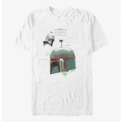 Coupon ❤️ Star Wars The Book Of Boba Fett Helmet Profile View T-Shirt ✔️