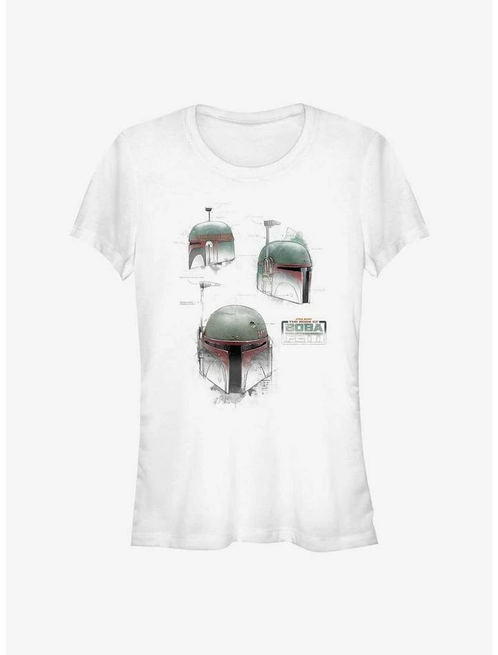Cheapest ⭐ Star Wars The Book Of Boba Fett Helmet Schematics 👍 Girls T-Shirt ✔️ 1 Cheapest ⭐ Star Wars The Book Of Boba Fett Helmet Schematics 👍 Girls T-Shirt ✔️