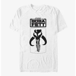 Top 10 ✔️ Star Wars The Book Of Boba Fett Mandalorian Skull Logo T-Shirt ⌛