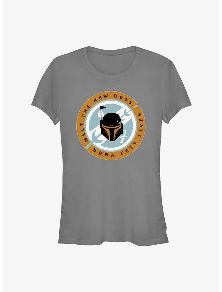 Best Sale ✔️ Star Wars The Book Of Boba Fett New Boss Badge 🛒 Girls T-Shirt ⭐ 1 Best Sale ✔️ Star Wars The Book Of Boba Fett New Boss Badge 🛒 Girls T-Shirt ⭐