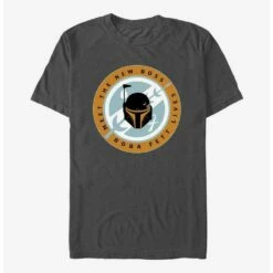 Brand new 😉 Star Wars The Book Of Boba Fett New Boss Badge T-Shirt 💯