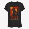 Promo ❤️ Star Wars The Book Of Boba Fett Poster Boba Fett Girls T-Shirt 🎉